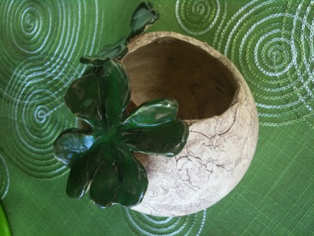 Kleine Lichtkugel mit Kleeblatt